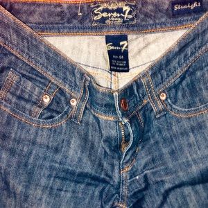 Seven7 straight denim jeans